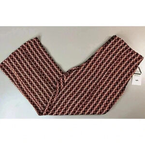 RVCA NWT Women’s Drip High Waisted Pants Size 29 Retro 70s Side Zip Flared Leg